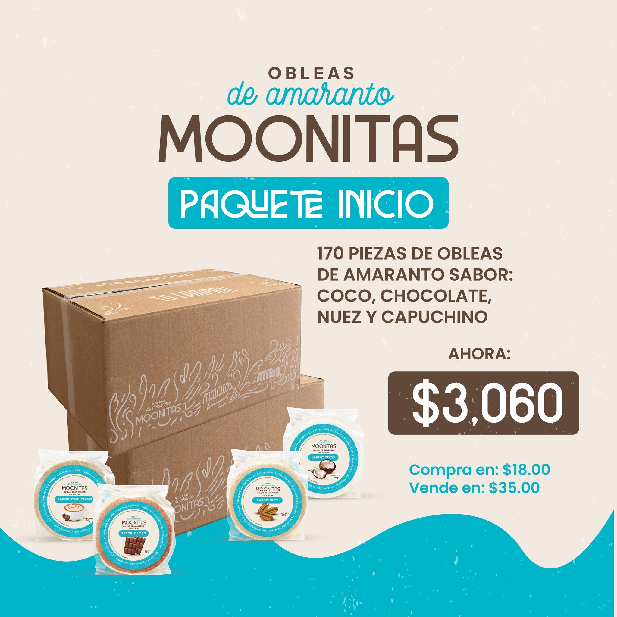 Paquete inicio Moonitas