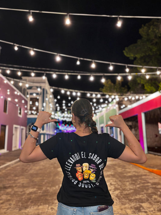 Playera "Llevando el sabor de México a todas partes"