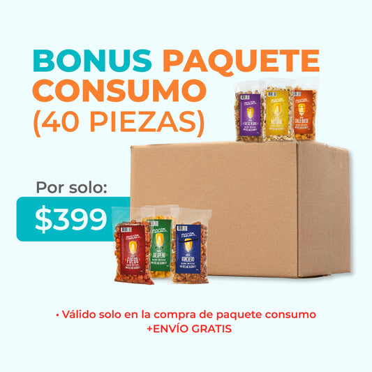 Complemento Caja de Maicitos (válido 1 por usuario en la compra de paquete consumo)